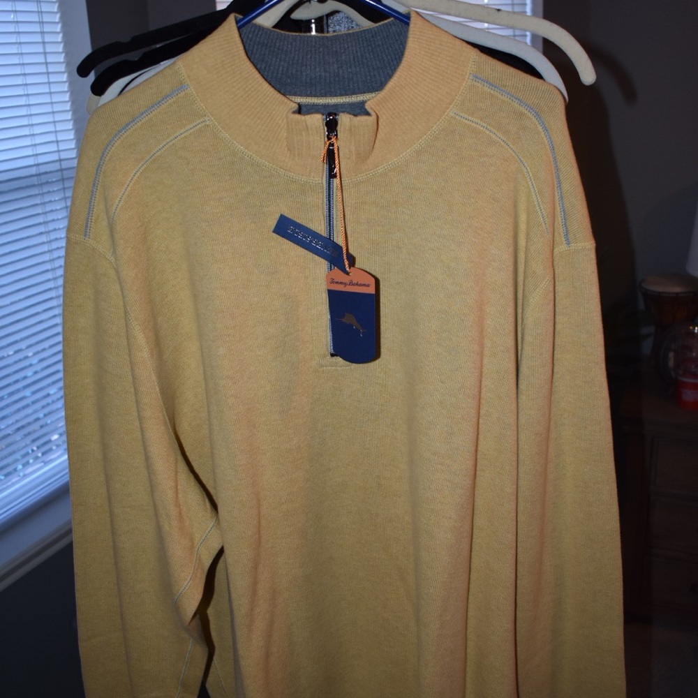 Reversible Tommy Bahama Zip Up Sweater